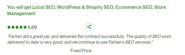 upwork client review