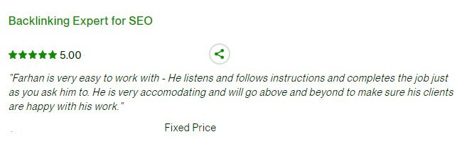 upwork client review