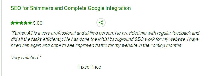 upwork client review