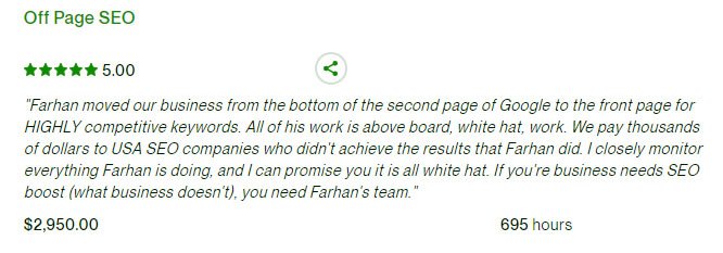 upwork client review